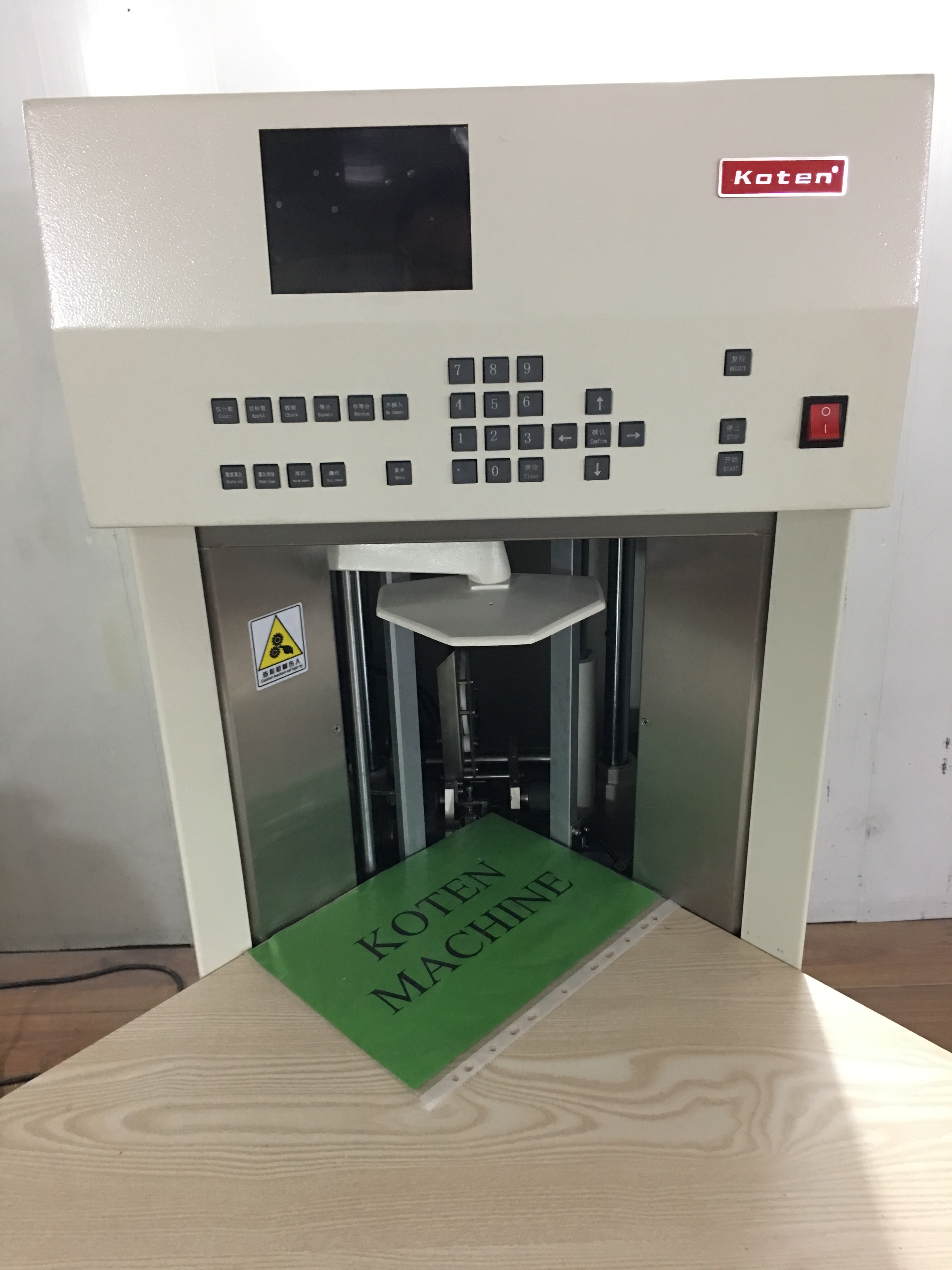 Desktop-Blatt-Papierzählermaschine für die Druckindustrie